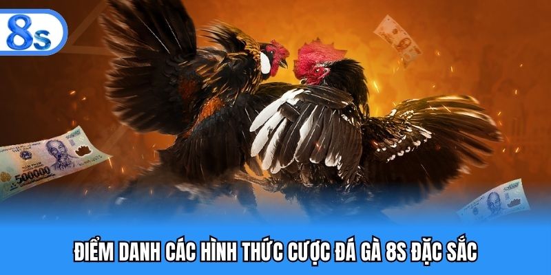 Điểm danh các hình thức cược đá gà 8S đặc sắc